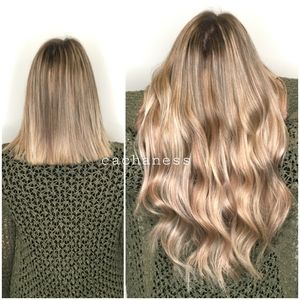 Technicienne pose rallonge